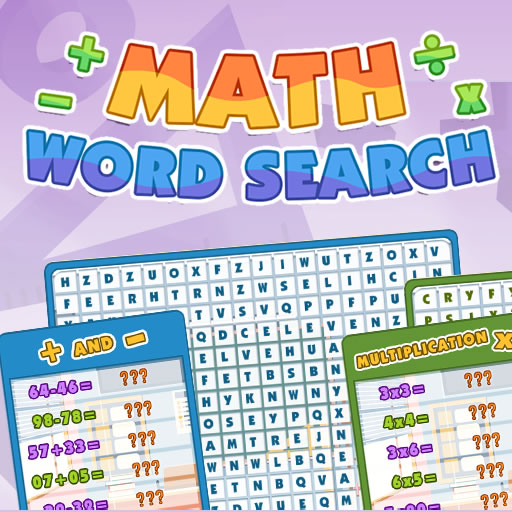 Math Word Search - Entertainment and learning place for Kids