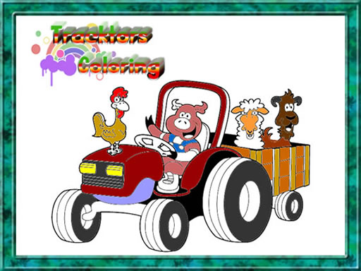 Read more about the article Tractor Coloring Pages