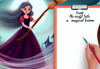 Princess and the magical broom bedtime story for kids