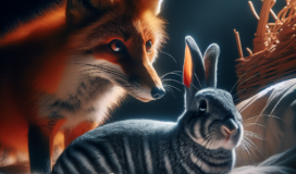 Sly fox and clever rabbit bedtime story for kids