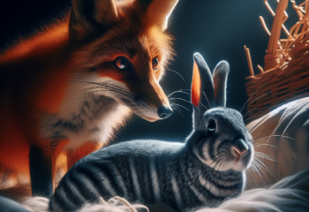 Sly fox and clever rabbit bedtime story for kids