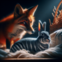 Sly fox and clever rabbit bedtime story for kids