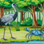 The crane and the crab - panchatantra story